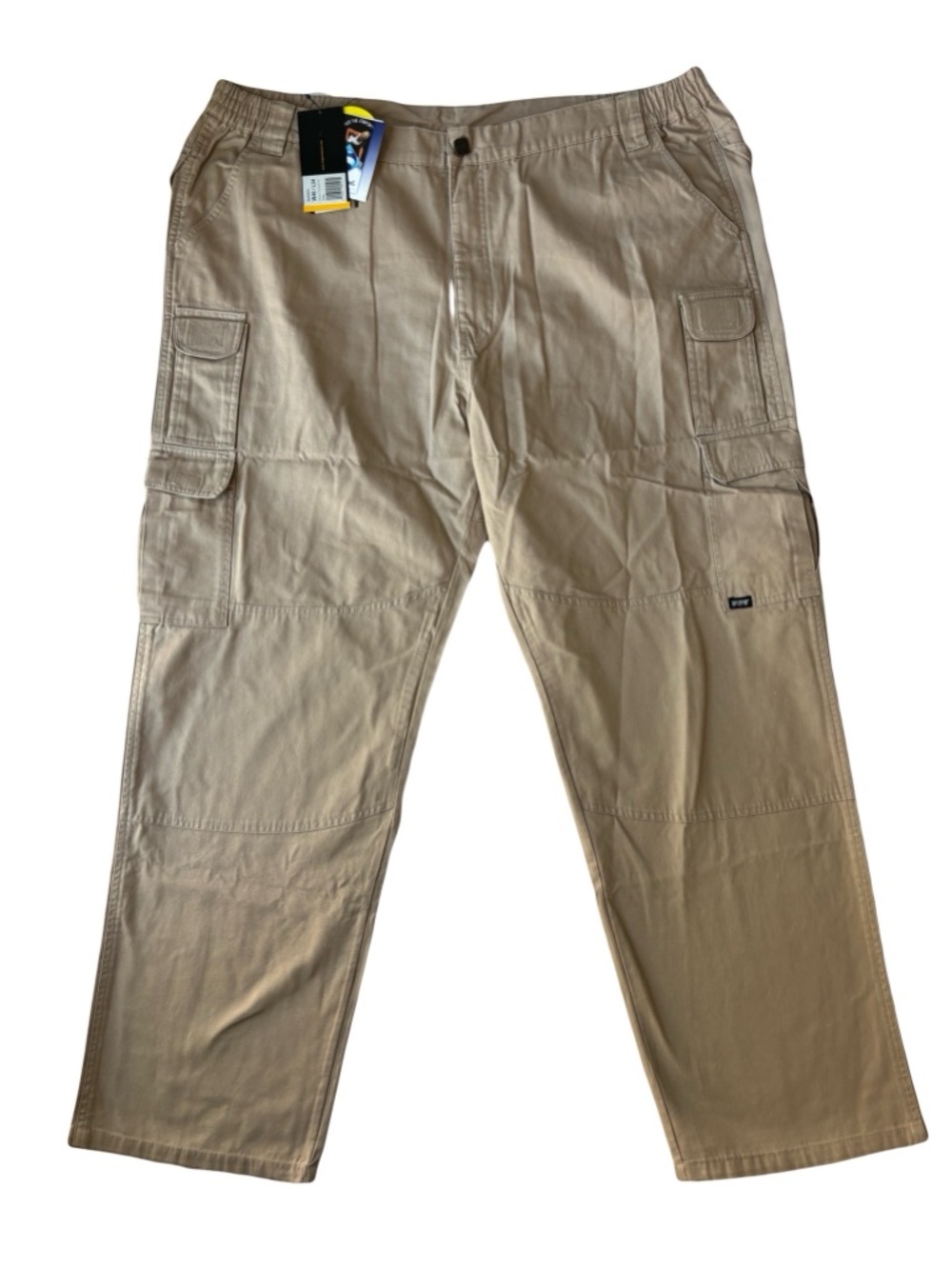 New Magnum Tactical Carry Cargo Pants Men’s 46x34 Khaki Heavyweight Military